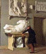 Christen Kobke The View of the Plaster Cast Collection at Charlottenborg Palace painting